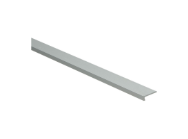 Hoeklijnprofiel zelfklevend 4 mm tbv PVC klik zilver